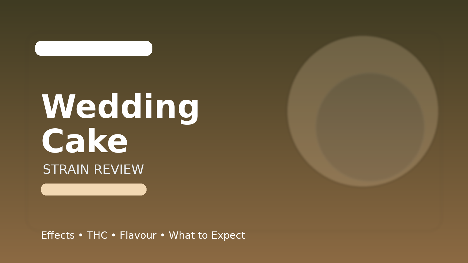 Wedding Cake Strain Review: Effects, THC, Flavour & What to Expect