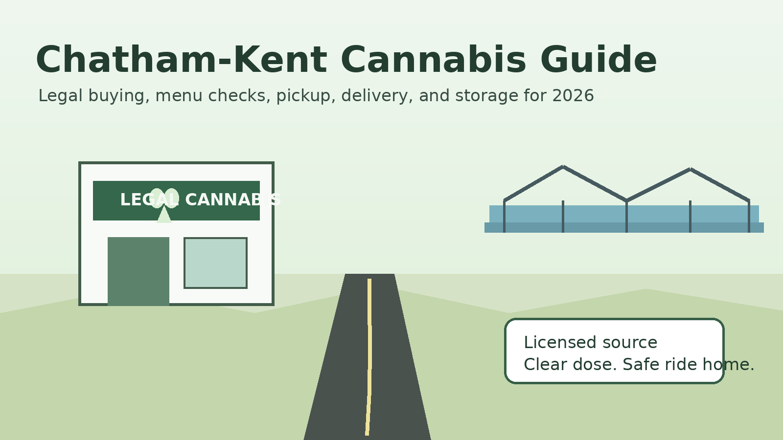 Cannabis in Chatham-Kent: Where to Buy Weed Legally in 2026