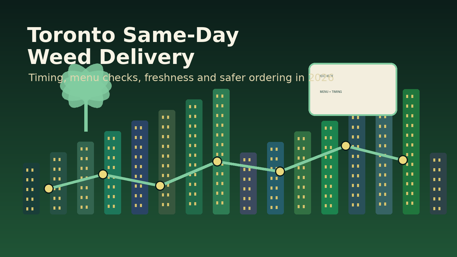 How to Choose Same-Day Weed Delivery in Toronto: Timing, Menu Checks & Safety (2026)