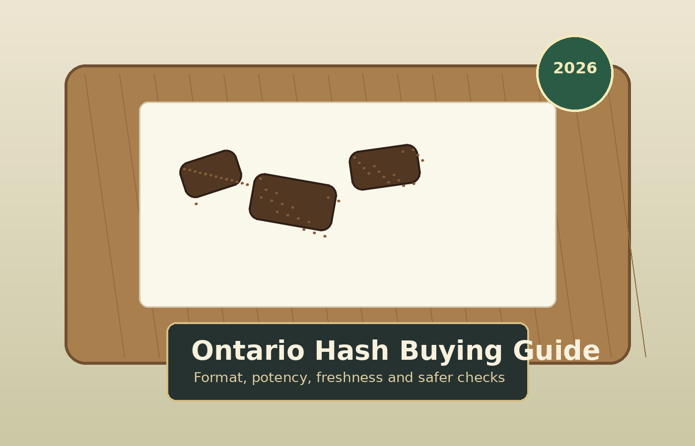 How to Choose Cannabis Hash in Ontario: Formats, Potency, Freshness & Safer Buying Checks (2026)