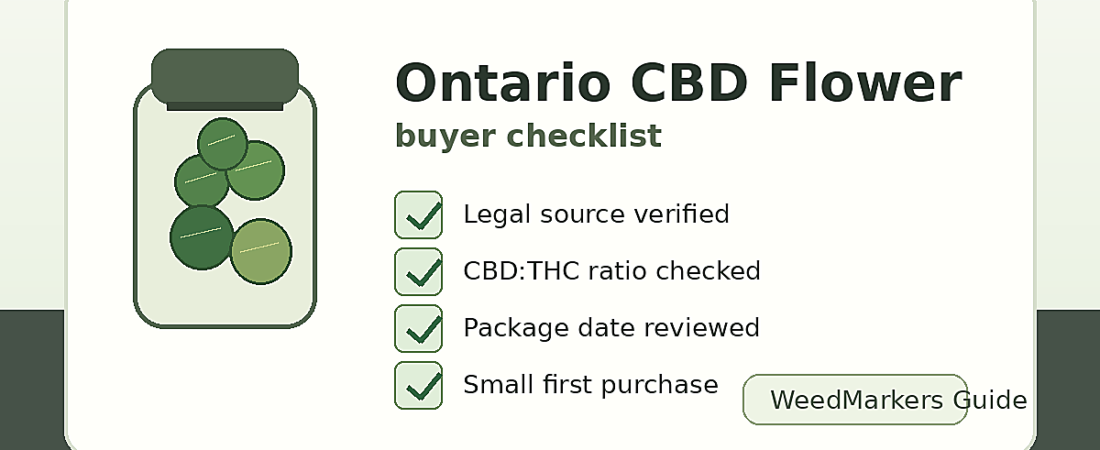 How to Choose CBD Flower in Ontario: Ratios, Freshness & Safer Buying Checks (2026)