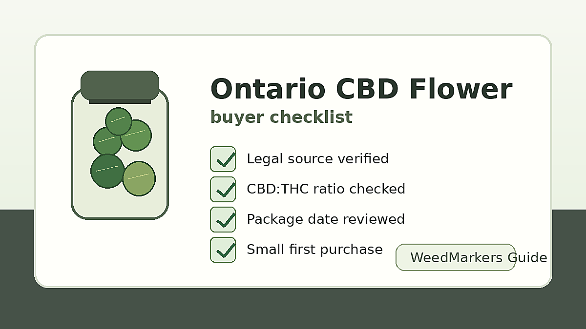 How to Choose CBD Flower in Ontario: Ratios, Freshness & Safer Buying Checks (2026)