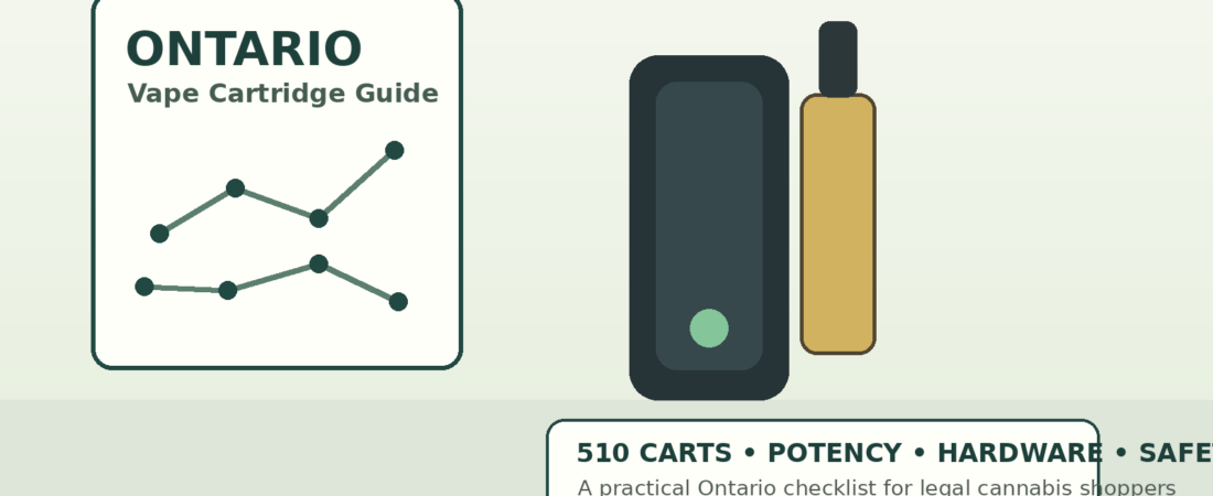 How to Choose Cannabis Vape Cartridges in Ontario: 510 Carts, Potency, Hardware & Safety (2026)