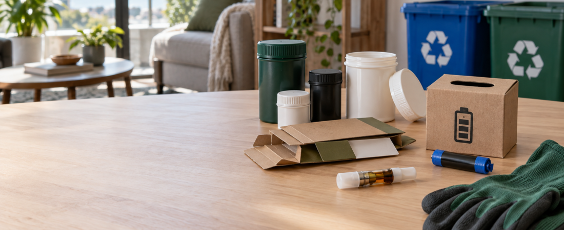 Cannabis Packaging and Vape Disposal in Canada: Safer Recycling Steps (2026)