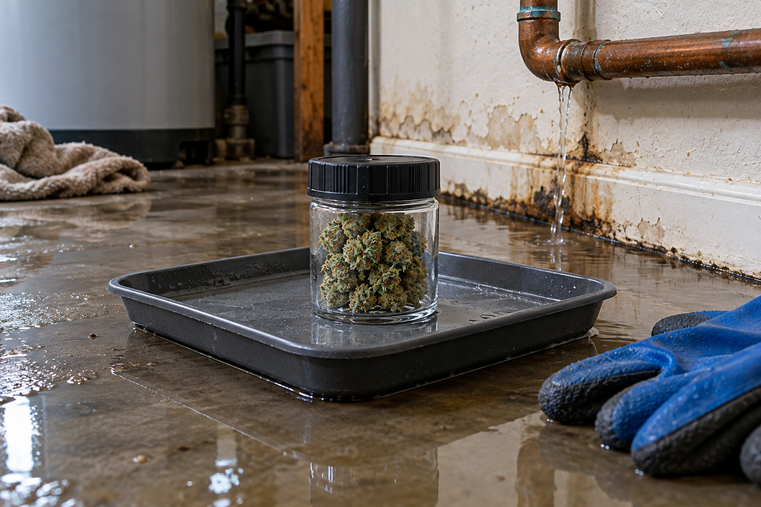 Cannabis After a Flood or Water Leak in Canada: Packaging, Contamination and Disposal (2026)